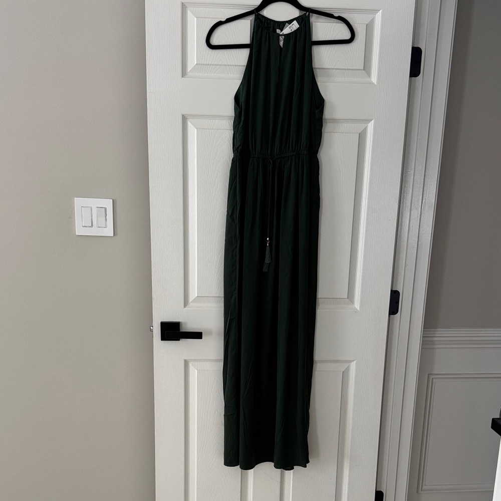 H&M Dark Green Maxi Dress